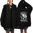 thumbnail image 1 of Duoxingbao  Cross-border Spring and Autumn Zip-up Jacket, Anime Mob Psycho 100 Unisex Zip-up Hoodie, 1 of 7