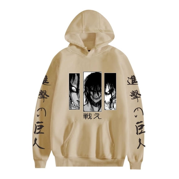 Duoxingbao  Cross-border anime Attack on Titan top hoodie couple set sweatshirt
