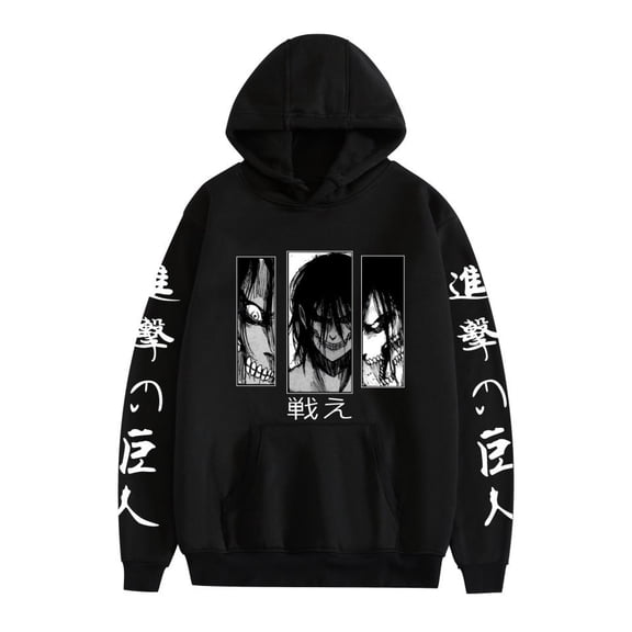 Duoxingbao Cross-border anime Attack on Titan top hoodie couple set sweatshirt