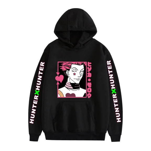 Duoxingbao Cross-border hit: Hunter x Hunter cartoon anime HUNTER x HUNTER letter print autumn and winter men's and women's sweatshirt