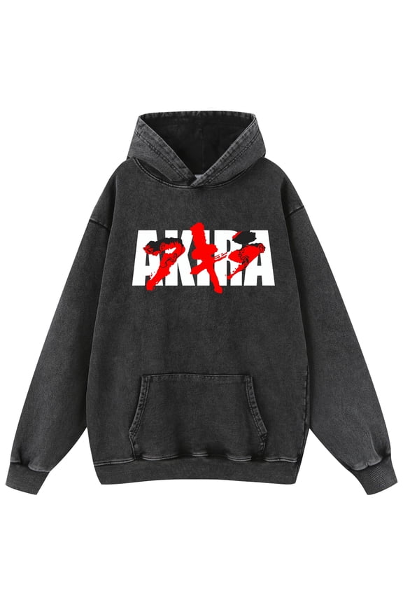Cross-border hot selling hooded sweatshirt anime Akira Akira casual cotton autumn couple sweatshirt men and women