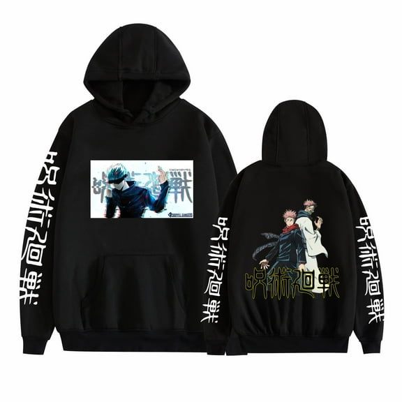 Duoxingbao  Cross-border new Japanese Jujutsu Kaisen anime hoodie two-dimensional men's and women's trendy sweatshirt