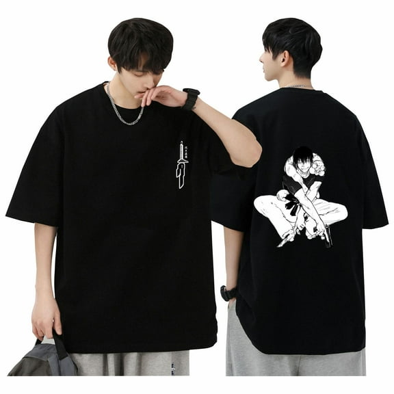 Duoxingbao Cross-border new Japanese Jujutsu Kaisen anime two-dimensional men's and women's short-sleeved T-shirt