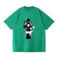 thumbnail image 1 of Duoxingbao  Cross-border washed T-shirt anime Mob Psycho 100 casual cotton summer short-sleeved men and women, 1 of 7