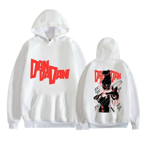 Duoxingbao  DANDADAN Hooded Sweatshirt with Fleece Lining, Long-Sleeved Shirt, Street Style Pullover Winter Wear for Boys and Girls