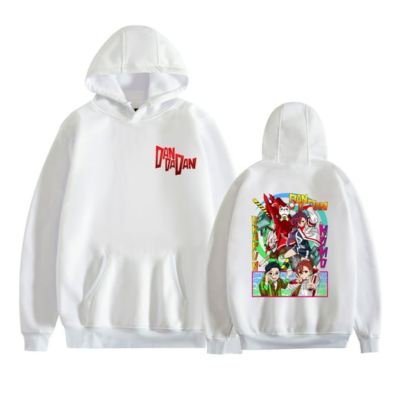 Duoxingbao  DANDADAN Hooded Sweatshirt with Fleece Lining, Long-Sleeved Shirt, Street Style Pullover Winter Wear for Boys and Girls