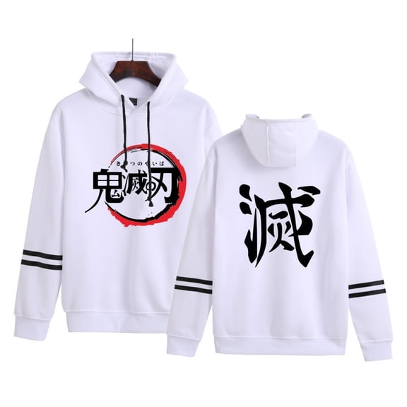 Duoxingbao Demon Slayer Hoodie Long-Sleeve Sweatshirt for Men and Women Couple Hoodie