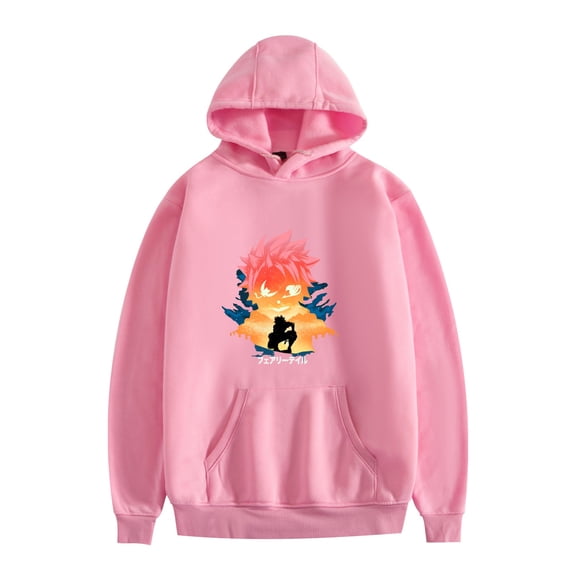 Duoxingbao Fairy Tail Natsu Anime Merchandise Autumn/Winter Unisex Hooded Sweatshirt Long Sleeve