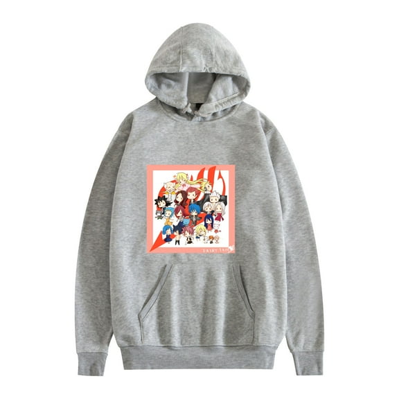 Duoxingbao  Fairy Tail Natsu Anime Merchandise Autumn/Winter Unisex Hooded Sweatshirt Long Sleeve