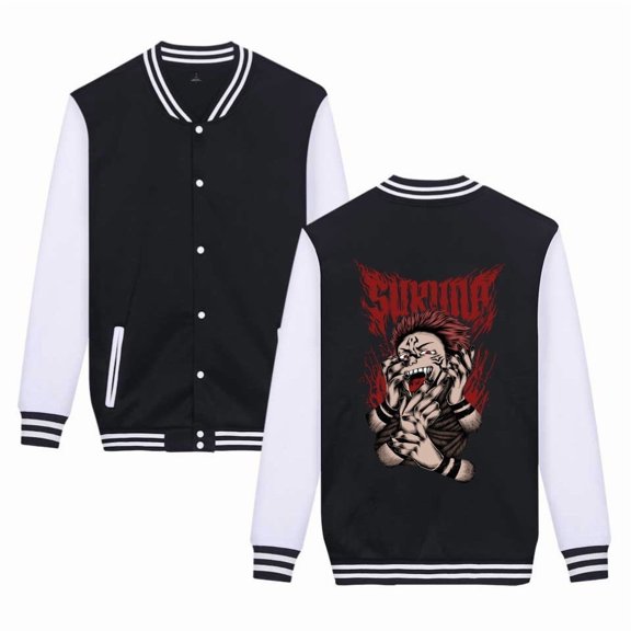 Duoxingbao  Foreign Trade Autumn Winter Men's and Women's Baseball Jackets and Jackets - Jujutsu Kaisen