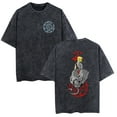 thumbnail image 1 of Duoxingbao  Fullmetal Alchemist T-shirt Retro Washed Cotton Breathable Short Sleeve Summer Unisex, 1 of 7
