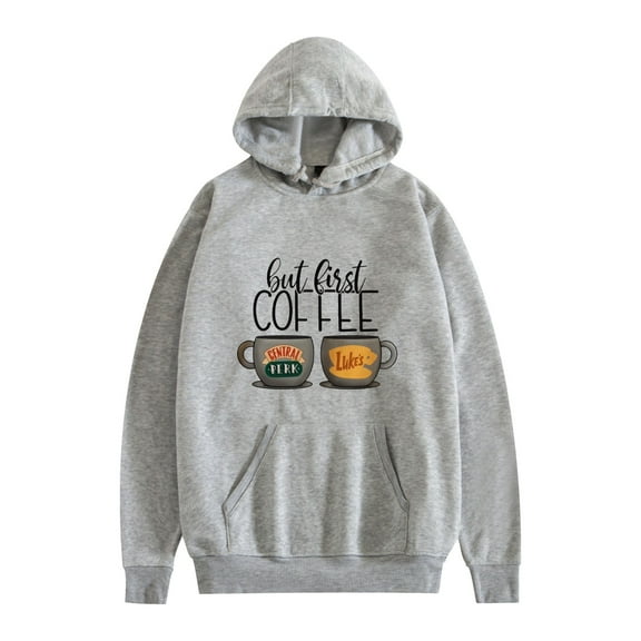 Duoxingbao  Gilmore Girls series printed hooded sweatshirt loose comfortable and soft unisex sweatshirt