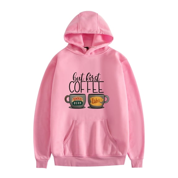 Duoxingbao  Gilmore Girls series printed hooded sweatshirt loose comfortable and soft unisex sweatshirt