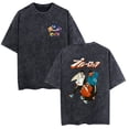 thumbnail image 1 of Duoxingbao  Haikyuu volleyball t-shirt washed vintage pure cotton breathable short sleeve summer unisex, 1 of 6
