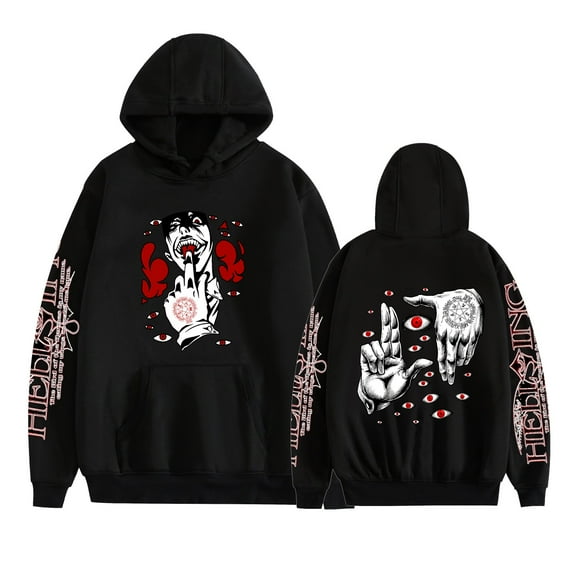Duoxingbao  Hellsing Royal Anglican Knights vampire pullover hoodie plus velvet men's and women's jacket sweater hoodie