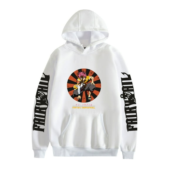 Duoxingbao  Hot Selling Fairy Tail Natsu Hoodie Anime Merchandise Autumn/Winter Long-Sleeved Sweatshirt for Men and Women