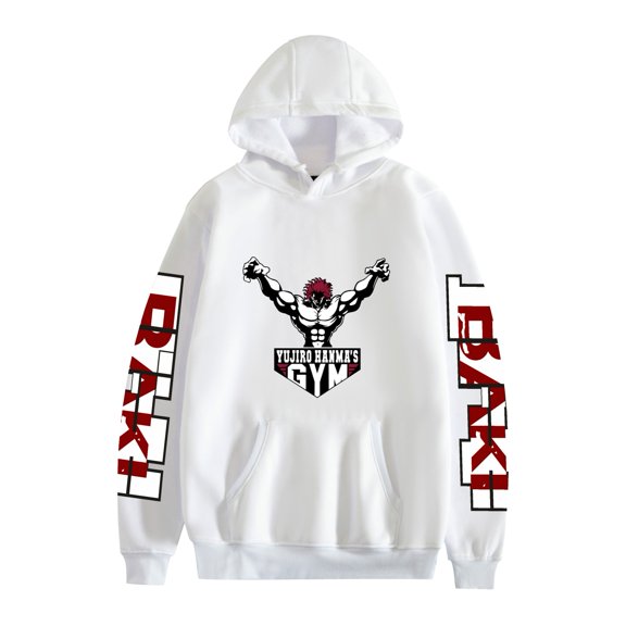 Duoxingbao Hot-blooded fighting anime Bakidao hooded sweatshirt basic casual wear for men and women couples