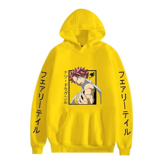 Duoxingbao  Hot sale Fairy Tail Natsu anime surrounding autumn and winter men and women hooded sweatshirt long sleeve