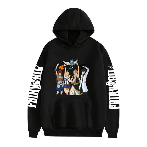 Duoxingbao  Hot sale Fairy Tail Natsu hoodie long sleeve sweatshirt for men and women campus
