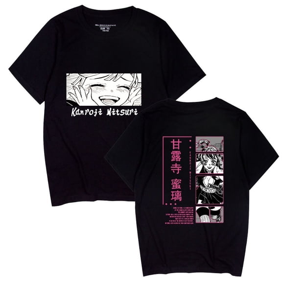 Duoxingbao Hot-selling cross-border Demon Slayer anime thin casual summer crew neck short-sleeved T-shirt