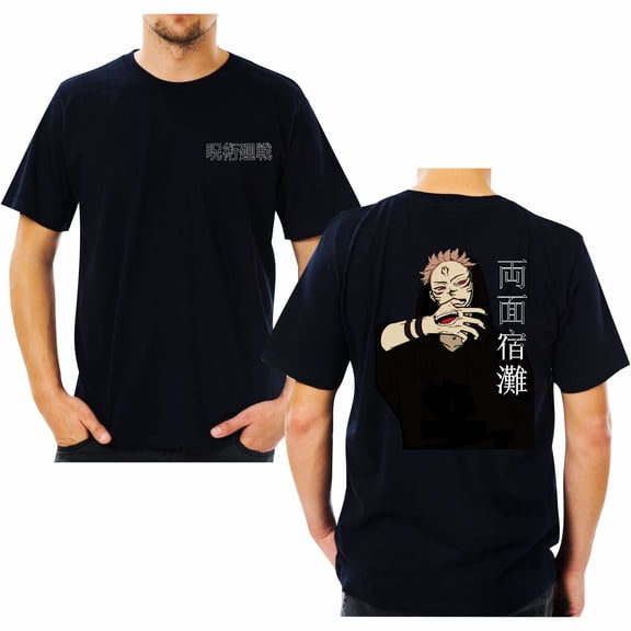 Duoxingbao  Hot selling new Japanese anime Jujutsu Kaisen pattern printed casual round neck top summer T-shirt short sleeve