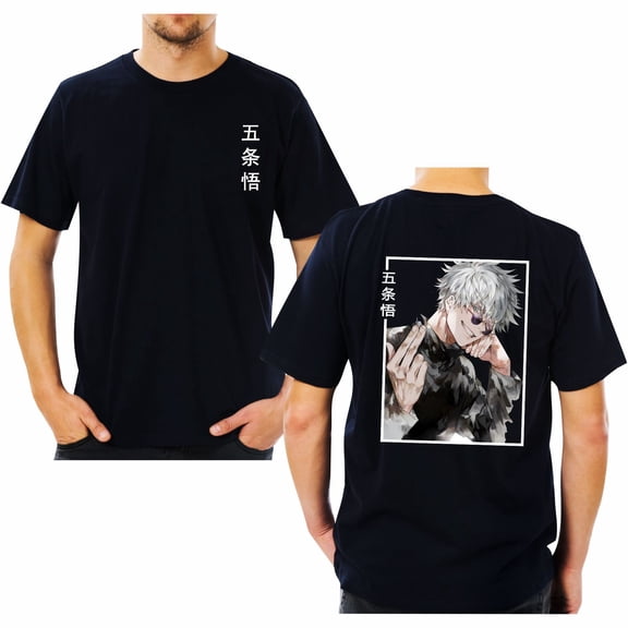 Duoxingbao  Hot selling new Japanese anime Jujutsu Kaisen pattern printed casual round neck top summer T-shirt short sleeve