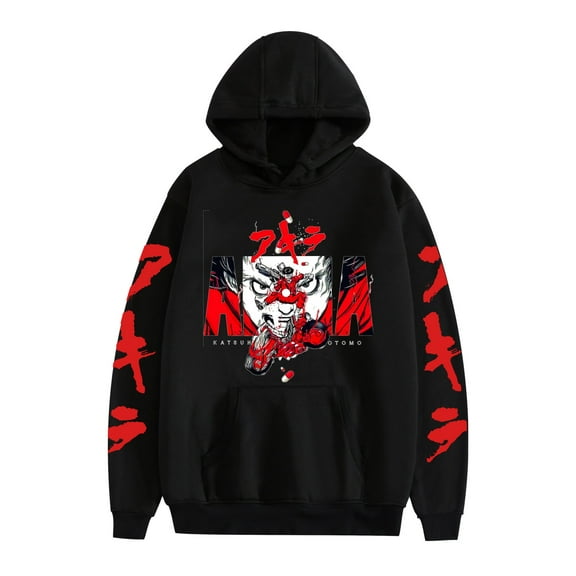 Duoxingbao  Japanese Anime Neo Tokyo Akira Hoodies Unisex Fashion Sweatshirt Pullover Casual Streetwear