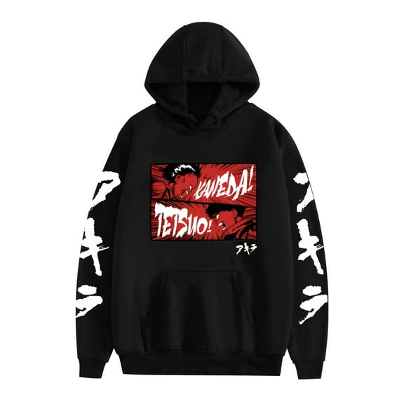 Duoxingbao  Japanese Anime Neo Tokyo Akira Hoodies Unisex Fashion Sweatshirt Pullover Casual Streetwear