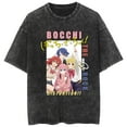 thumbnail image 1 of Duoxingbao  Lonely Rock BOCCHI THE ROCK Cross-border couple summer printed sports washed short-sleeved men's and women's T-shirt, 1 of 7
