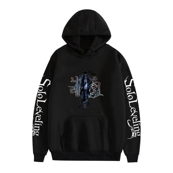 Duoxingbao New Anime Solo Leveling Hoodie Long-Sleeve Sweatshirt for Men and Women Couple Outfit