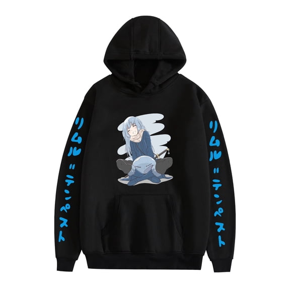 Duoxingbao  New Anime That Time I Got Reincarnated as a Slime 2D Printed Casual Hoodie for Men and Women