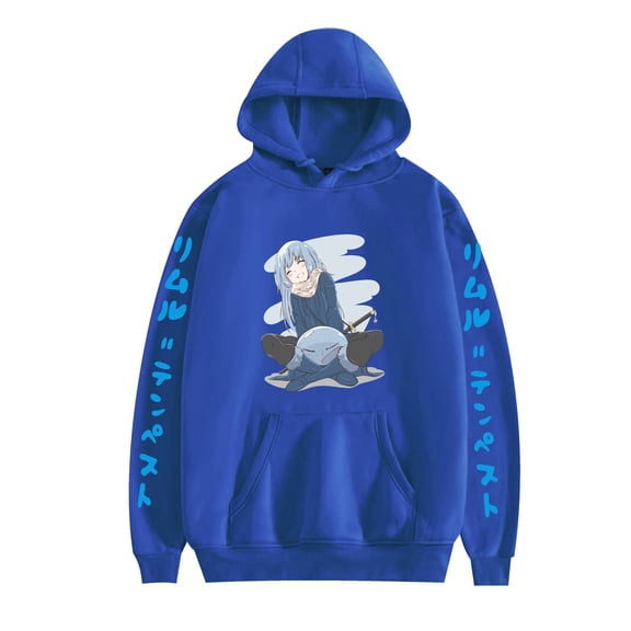 Duoxingbao New Anime That Time I Got Reincarnated as a Slime 2D Printed Casual Hoodie for Men and Women