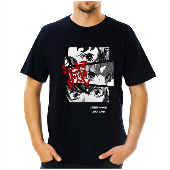 Duoxingbao  New Arrival Anime Demon Slayer Loose Casual Print Fashion Men's and Women's Summer Round Neck Short Sleeve T-shirt