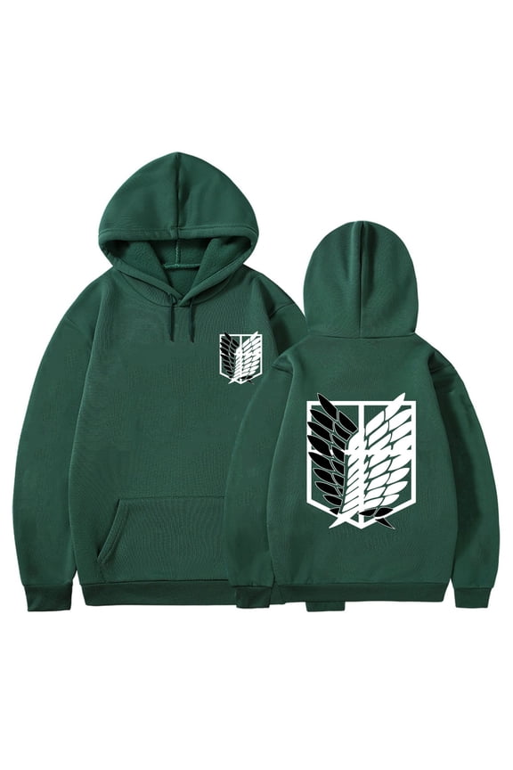 New Attack on Titan Hoodie Loose Fit Casual Trendy Autumn/Winter Sweatshirt for Men and Women