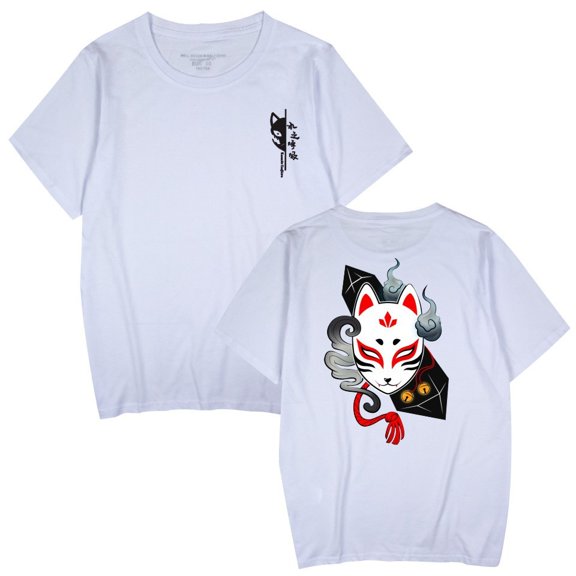 Duoxingbao  New Demon Slayer Japanese Anime Fashion Casual Short-Sleeve T-Shirt Couple Set