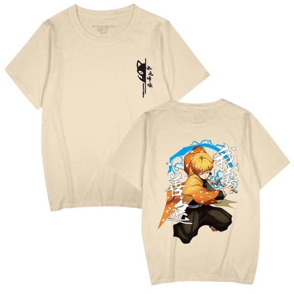 Duoxingbao New Demon Slayer Japanese Anime Fashion Casual Short-Sleeve T-Shirt Couple Set