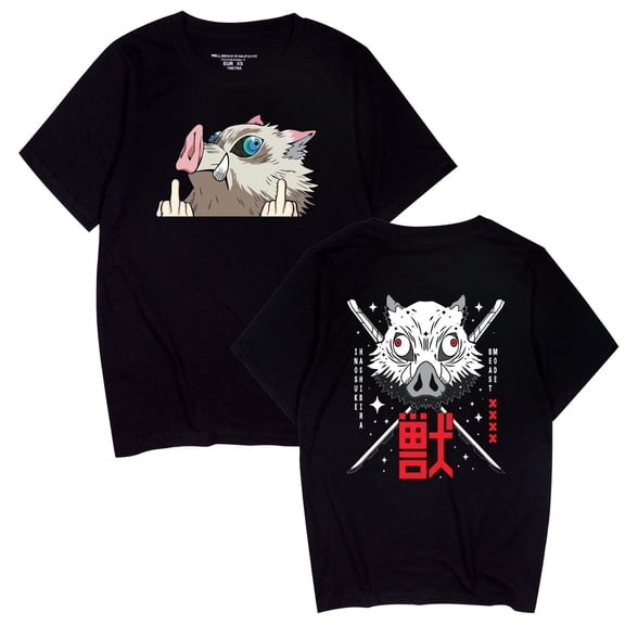 Duoxingbao New Demon Slayer T-shirt street style for both men and women trendy men's short-sleeved cotton