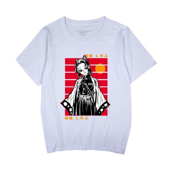 Duoxingbao New Demon Slayer series printed loose-fitting trendy crew neck short-sleeved T-shirt