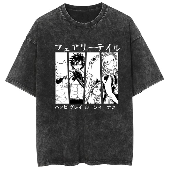 Duoxingbao New Fairy Tail Fairy Tail surrounding men and women summer short-sleeved T-shirts