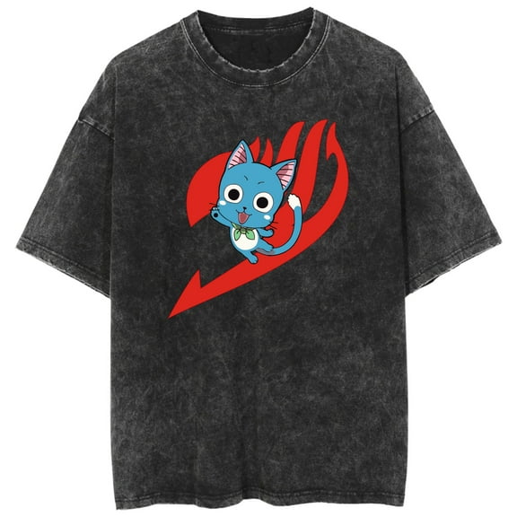 Duoxingbao  New Fairy Tail Fairy Tail surrounding men and women summer short-sleeved T-shirts