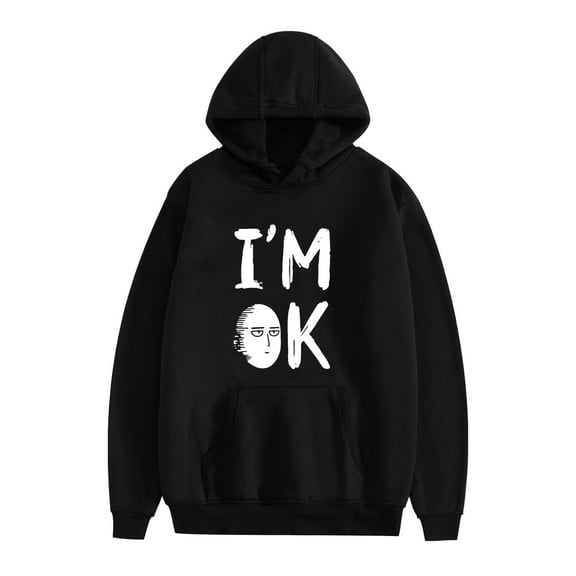 Duoxingbao  New Japanese anime One Punch Man long-sleeved sweatshirt hoodie for men and women couples in multiple colors