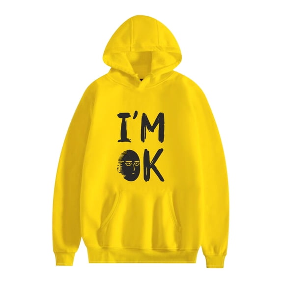 Duoxingbao  New Japanese anime One Punch Man long-sleeved sweatshirt hoodie for men and women couples in multiple colors