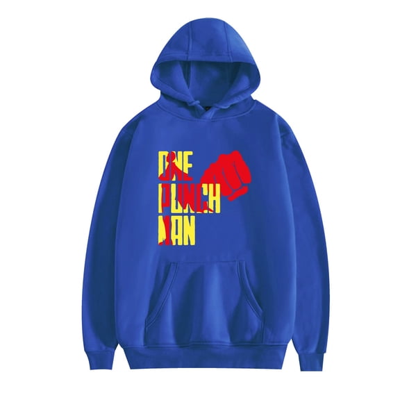 Duoxingbao  New Japanese anime One Punch Man long-sleeved sweatshirt hoodie for men and women couples in multiple colors