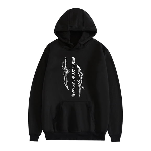 Duoxingbao New Solo Leveling I upgrade alone cartoon print fashion loose sweatshirt for men and women cross-border spot