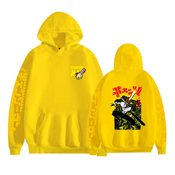 Duoxingbao New anime Chainsaw Man print hoodie long-sleeved sweatshirt for men and women