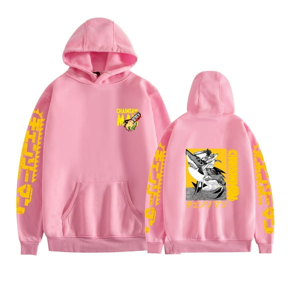 Duoxingbao New anime Chainsaw Man print hoodie long-sleeved sweatshirt for men and women
