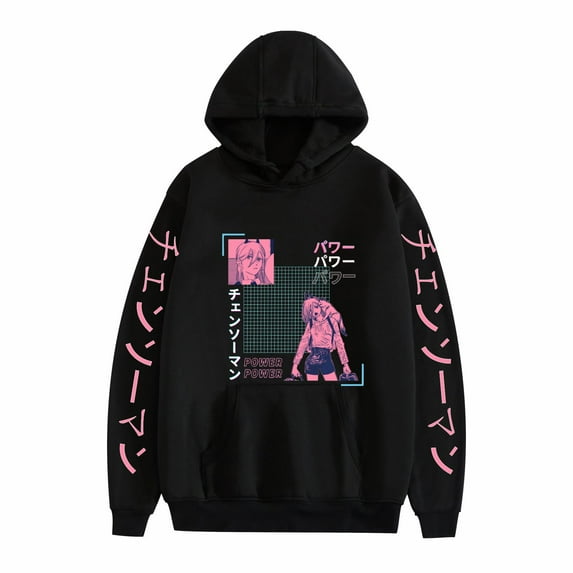 Duoxingbao New cross-border Chainsaw Man chain saw man printed hooded sweatshirt sweatshirt men and women winter hoodie