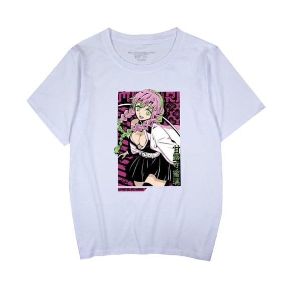 Duoxingbao  New cross-border arrival: Demon Slayer series printed loose-fitting trendy round neck short-sleeved T-shirt