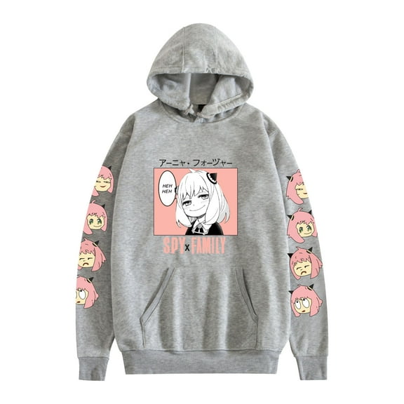 Duoxingbao  New hot anime spy play house Spy X Family printed student men and women sweatshirt loose