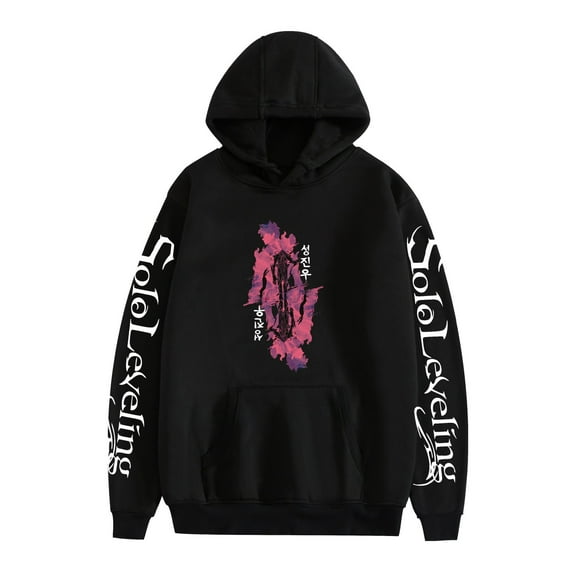 Duoxingbao  New hot selling Solo Leveling I upgrade alone Printed fashion hooded sweatshirt unisex